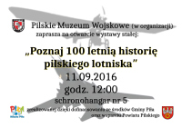 Poznaj 100 letnią historię pilskiego lotniska.