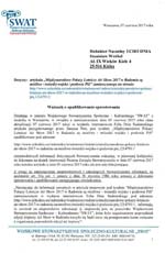 Wniosek o opublikowanie sprostowania